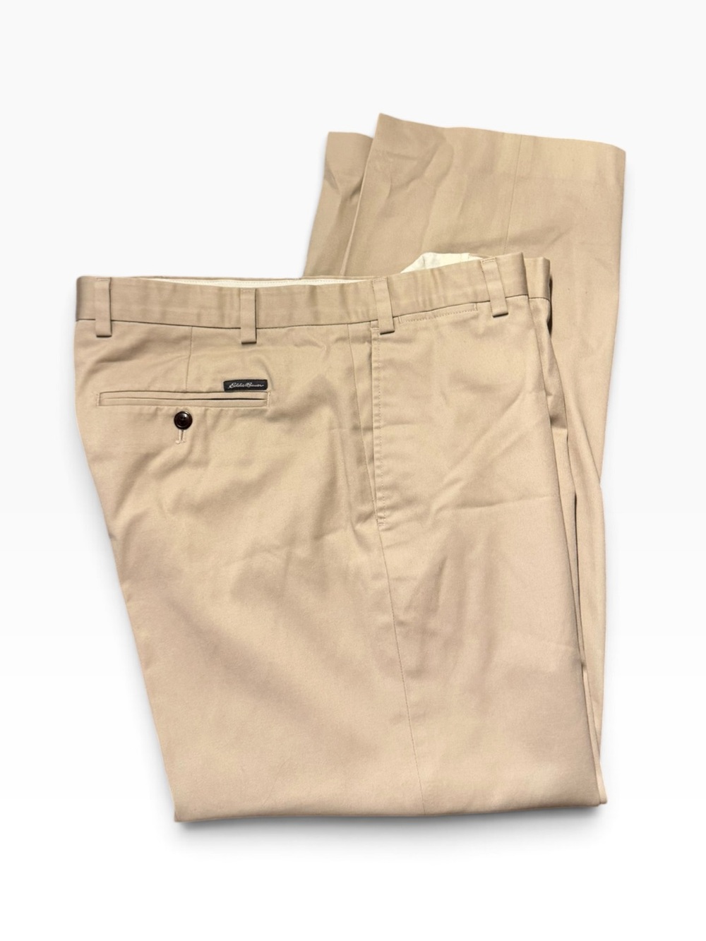 Eddie Bauer Men's Khaki Straight-Leg Pants